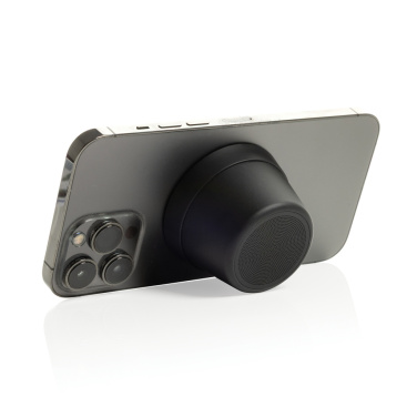 Logo trade promotional giveaways picture of: Nivio RCS recycled aluminum magnetic 5W Speaker