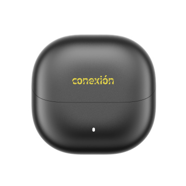 Logo trade promotional product photo of: Urban Vitamin Santa Clara RCS plastic ENC earbuds