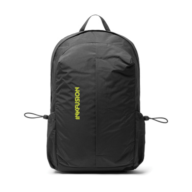 Logotrade promotional gift image of: KENTO URBAN RCS recycled nylon 15.6 inch Backpack with front