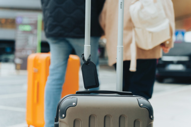 Logo trade advertising product photo of: Globefind Dual RCS luggage tag with worldwide locating