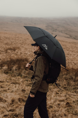 Logo trade promotional products image of: Nordic Drift Trail 27" AWARE™ RPET storm UPF 50+ proof Umbre