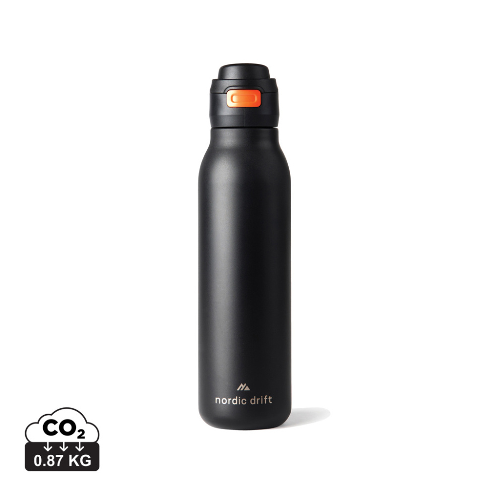 Logotrade corporate gift image of: Nordic Drift Trail RCS Single Wall Water Bottle 750ml