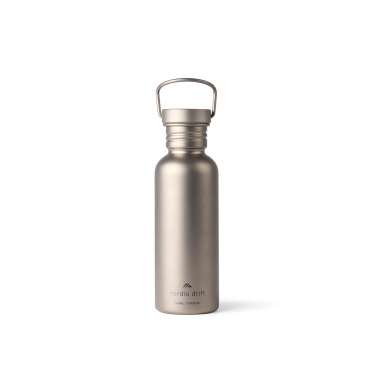 Logo trade corporate gift photo of: Nordic Drift Trail Ultra Light Titanium 600ml Water Bottle