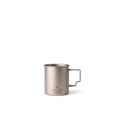 Logo trade corporate gifts picture of: Nordic Drift Trail Ultra Light Titanium 450ml Cup