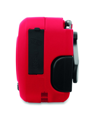 Logotrade promotional item image of: Portable radio SOS with LED torch