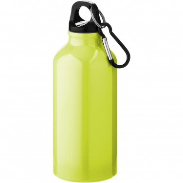 Logotrade meened pilt: Oregon 400 ml alumiiniumist veepudel karabiiniga