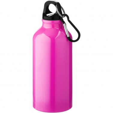 Logo trade reklaamkingituse pilt: Oregon 400 ml alumiiniumist veepudel karabiiniga
