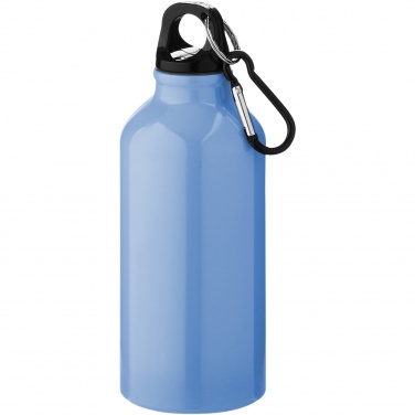 Logotrade reklaamtooted pilt: Oregon 400 ml alumiiniumist veepudel karabiiniga