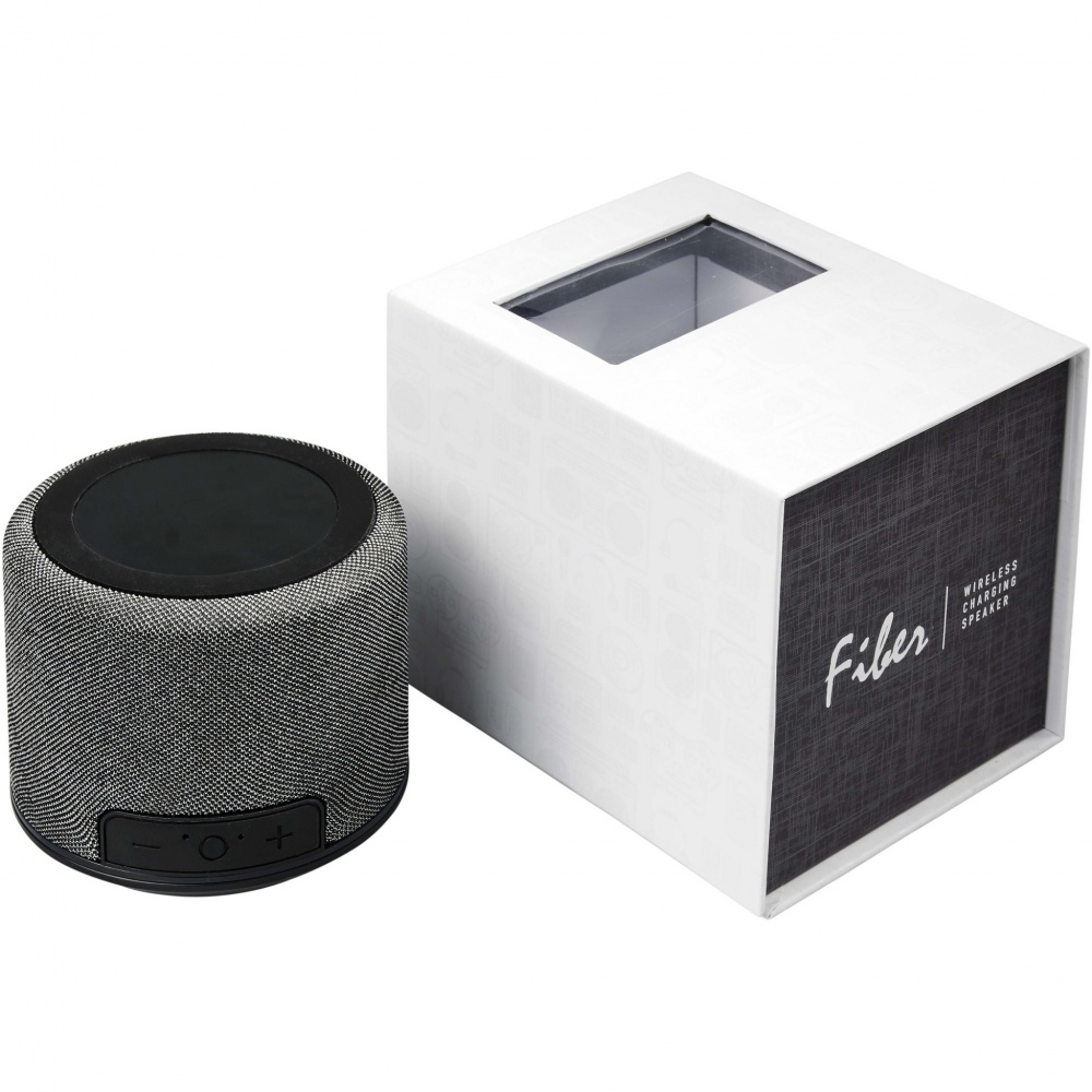 Logotrade reklaamkingid pilt: Fiber 3W juhtmevaba laadimisega Bluetooth® kõlar
