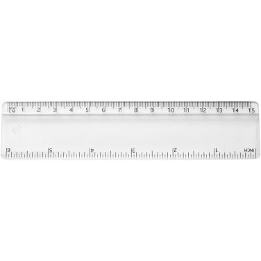 Logotrade firmakingid pilt: Renzo 15 cm plastikust joonlaud