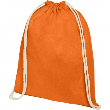 Logotrade firmakingitused pilt: Oregon 140 g/m² puuvillane pingutusnööriga seljakott 5L