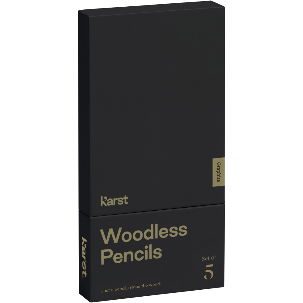 Logotrade meened pilt: Karst® 5-pakendis 2B puiduta grafiitpliiatsid