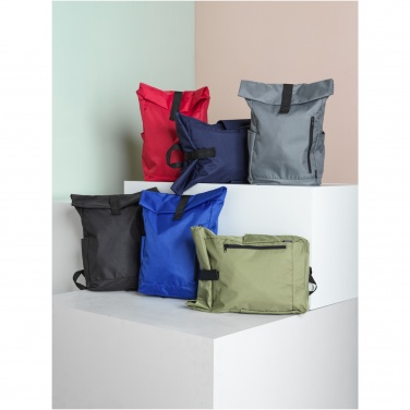 Logotrade firmakingi foto: Byron 15,6" GRS RPET rull-top seljakott 18L