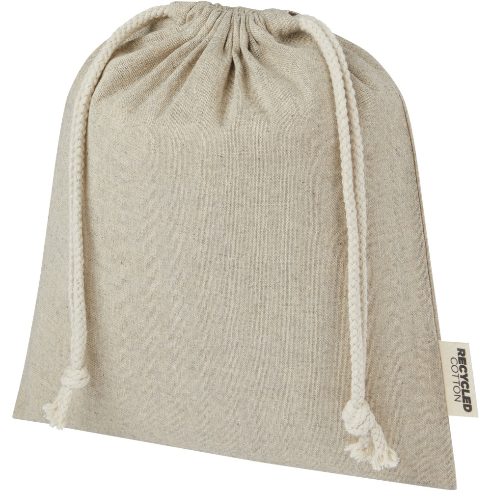 Logotrade ärikingid pilt: Pheebs 150 g/m² GRS taaskasutatud puuvillast kinkekott keskmine 1,5L