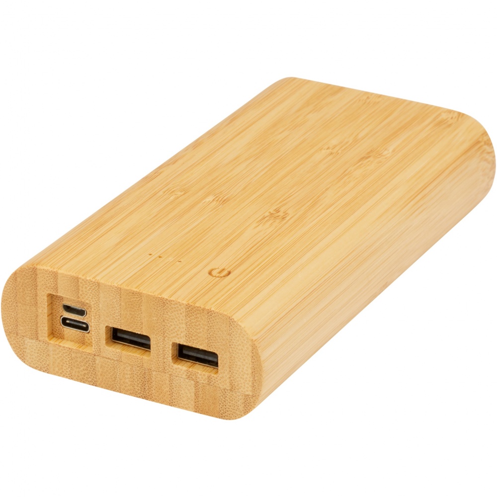 Logotrade ärikingituse foto: Tulda 20 000 mAh bambusest akupank