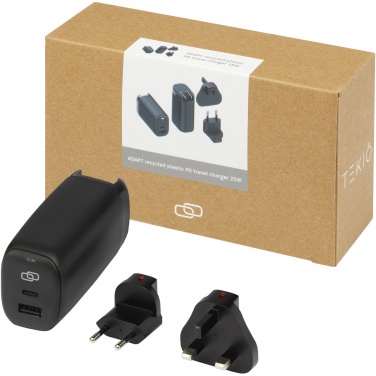 Logotrade reklaamkingid pilt: ADAPT 25W taaskasutatud plastist PD reisilaadija