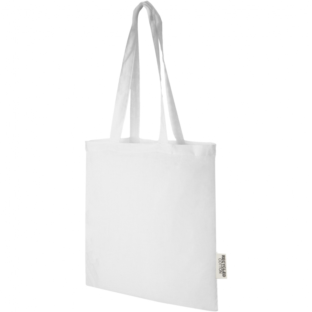 Logotrade ärikingi foto: Madras 140 g/m2 GRS taaskasutatud puuvillast kandekott 7L