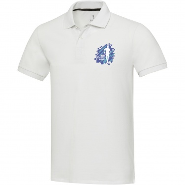 Logo trade ärikingid foto: Emerald lühikeste varrukatega unisex Aware™ taaskasutatud polo
