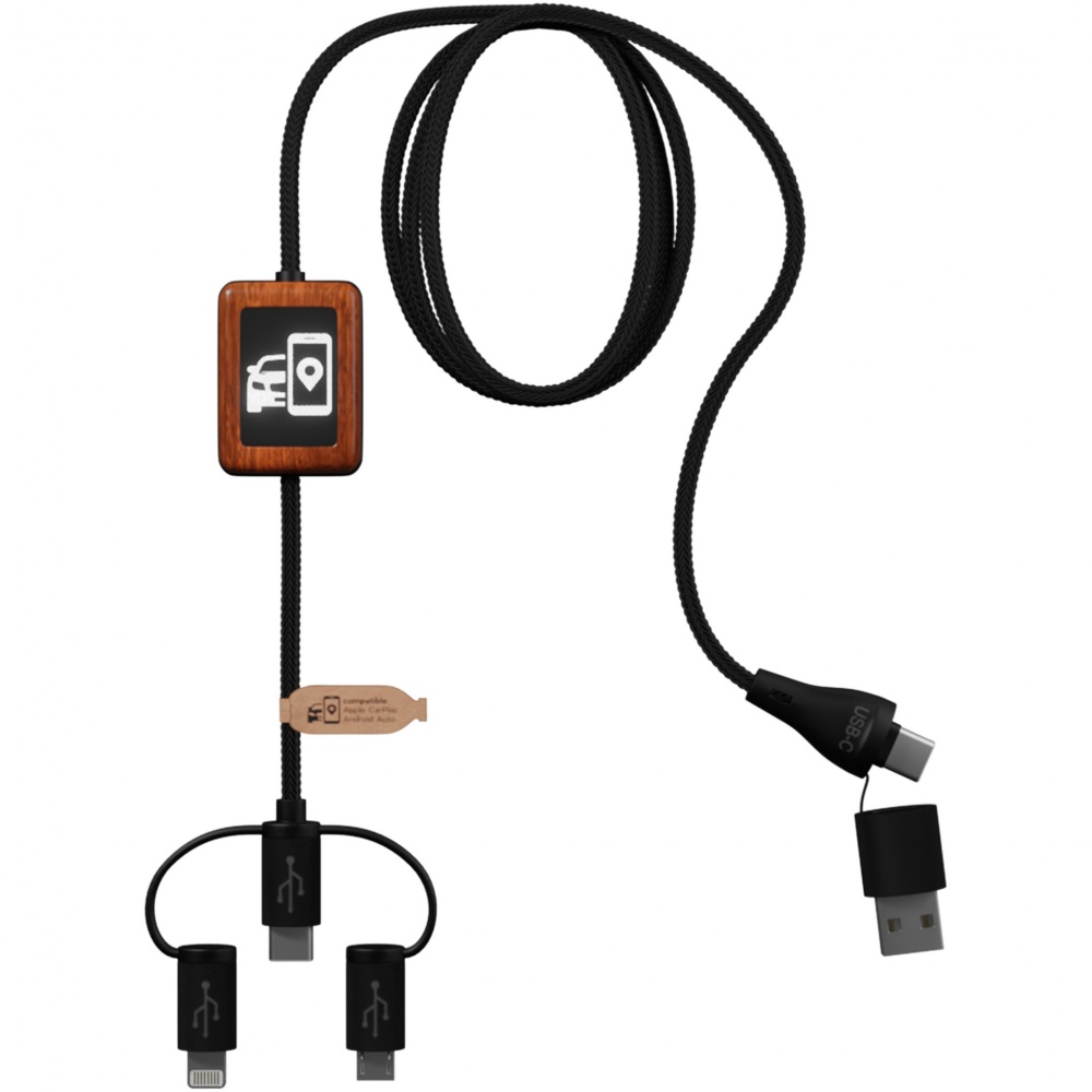 Logo trade reklaamkingi pilt: SCX.design C46 5-in-1 CarPlay kaabel