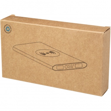 Logo trade firmakingituse pilt: Juice 8000 mAh Type-C taaskasutatud alumiiniumist juhtmevaba toitepank