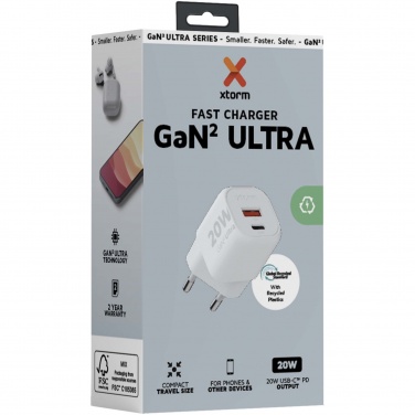 Logotrade firmakingid pilt: Xtorm XEC020 GaN² Ultra 20W seinalaadija