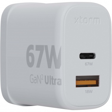 Logotrade ärikingi foto: Xtorm XEC067G GaN² Ultra 67W seinalaadija - Ühendkuningriigi pistik