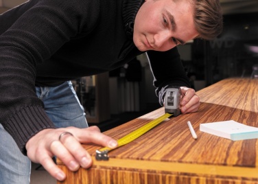 Logo trade reklaamtooted foto: Karabiiniga mõõdulint