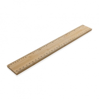 Logo trade reklaamkingituse pilt: Timbersoni eriti paks 30 cm kahepoolne bambusest joonlaud