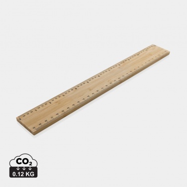 Logo trade ärikingi pilt: Timbersoni eriti paks 30 cm kahepoolne bambusest joonlaud