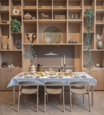 Logotrade firmakingitused pilt: Ukiyo salatikauss bambusest salatiserveriga