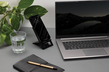 Logotrade ärikingituse foto: SnapStand RCS taaskasutatud plastist kokkupandav telefonialus