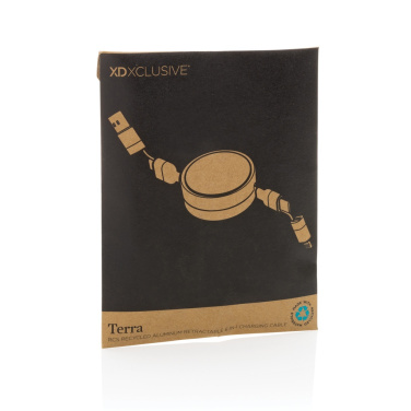 Logotrade firmakingi foto: Terra RCS taaskasutatud alumiiniumist sissetõmmatav 6-ühes kaabel