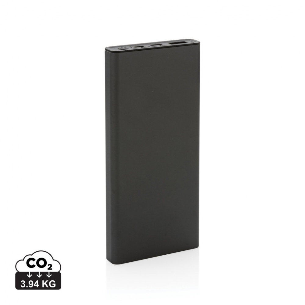Logotrade reklaamkingi foto: Terra RCS taaskasutatud 18 W alumiiniumist akupank 10 000 mAh