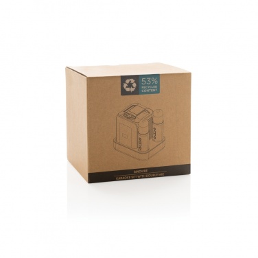 Logotrade ärikingid pilt: Singvibe RCS taaskasutatud plastikust karaokekomplekt topeltmikrofoniga