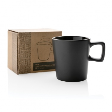 Logotrade reklaamtooted pilt: Kaasaegne keraamiline kohvikruus 300ml