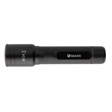 Logotrade ärikingi foto: RCS taaskasutatud alumiiniumist USB-taaslaetav raskeveokite taskulamp
