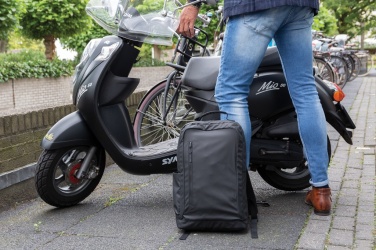 Logotrade reklaamtooted pilt: Moodne must 15,6-tolline sülearvuti seljakott PVC-vaba