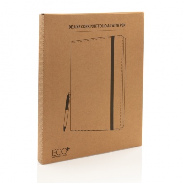 Logotrade reklaamkingitused pilt: Deluxe korgist portfolio A4 koos pliiatsiga
