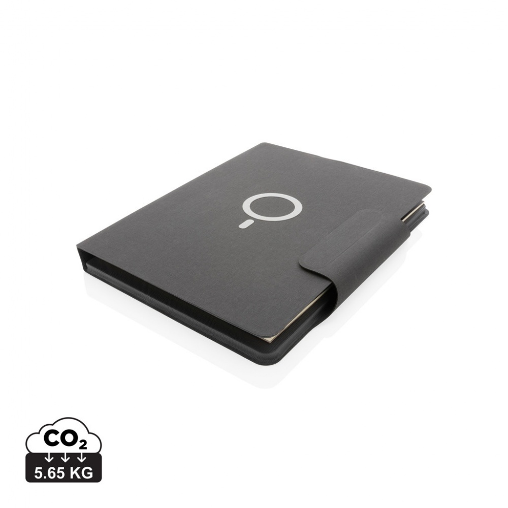 Logo trade reklaamkingituse pilt: Artic Magnetic 10W juhtmevaba laadimisega A4 portfell