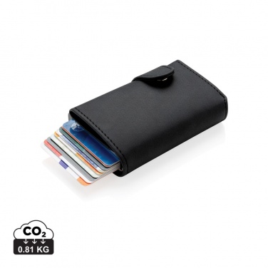 Logotrade ärikingi foto: Standardne alumiiniumist RFID kaardihoidja PU rahakotiga