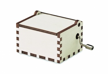 Logo trade reklaamtoote pilt: Puidust jõulumuusika kast