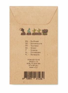 Logo trade ärikingituse pilt: Päevalilleseemned ümbrikus