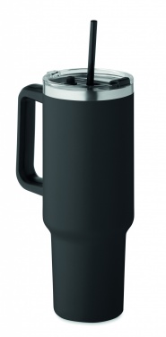 Logotrade reklaamtoote foto: Suur roostevabast terasest termoskruus, 1200 ml