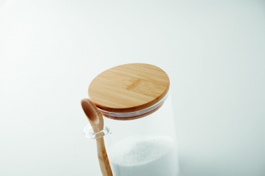 Logotrade reklaamtooted pilt: Klaaspurk lusikaga 600 ml