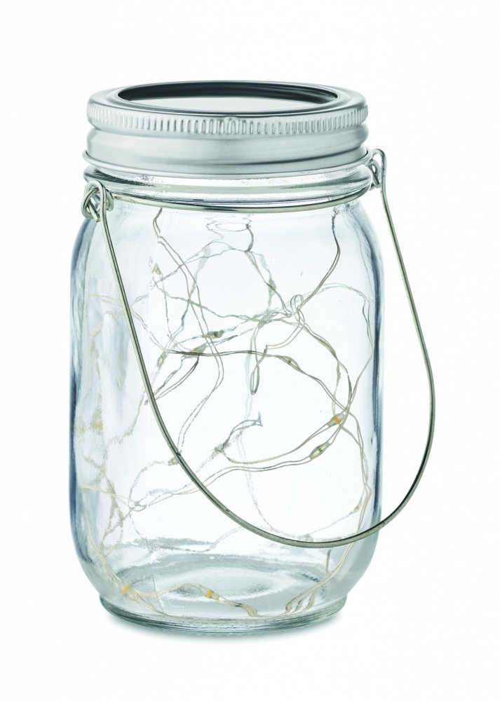 Logotrade ärikingitused pilt: Solar mason jar välivalgusti