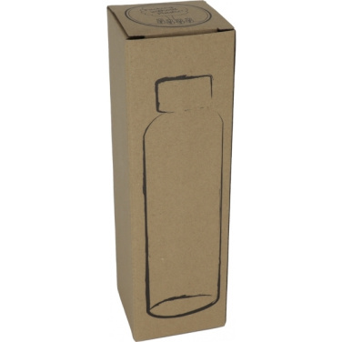 Logotrade reklaamtoote foto: Klaaspudel Klagenfurt roostevabast terasest korgiga 500 ml