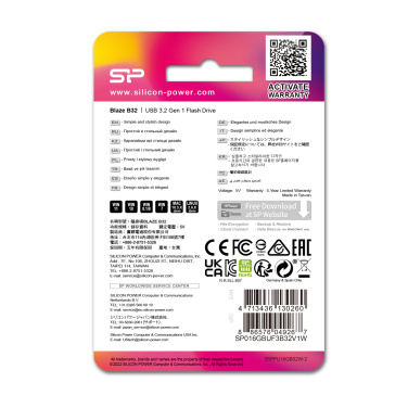 Logotrade reklaamkingitused pilt: SILICON POWER mälupulk B32 3.2