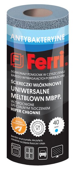 Logo trade firmakingitused foto: Super MELTBLOWN mittekootud puhastuslapp (40 lehega rull) 145021200