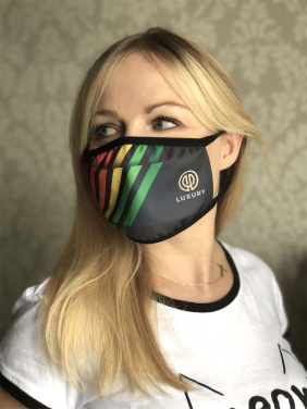 Logo trade reklaamkingituse pilt: MARS PRO puuvillane mask (suurus M) koos tasku ja HEPA-filtriga 1380165