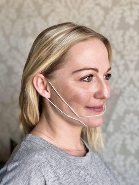 Logo trade ärikingituse pilt: ATENA läbipaistev näokaitse-mask suu ja nina jaoks 1461162